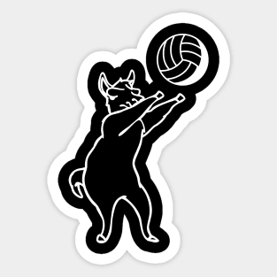 The volleyball pig Sticker